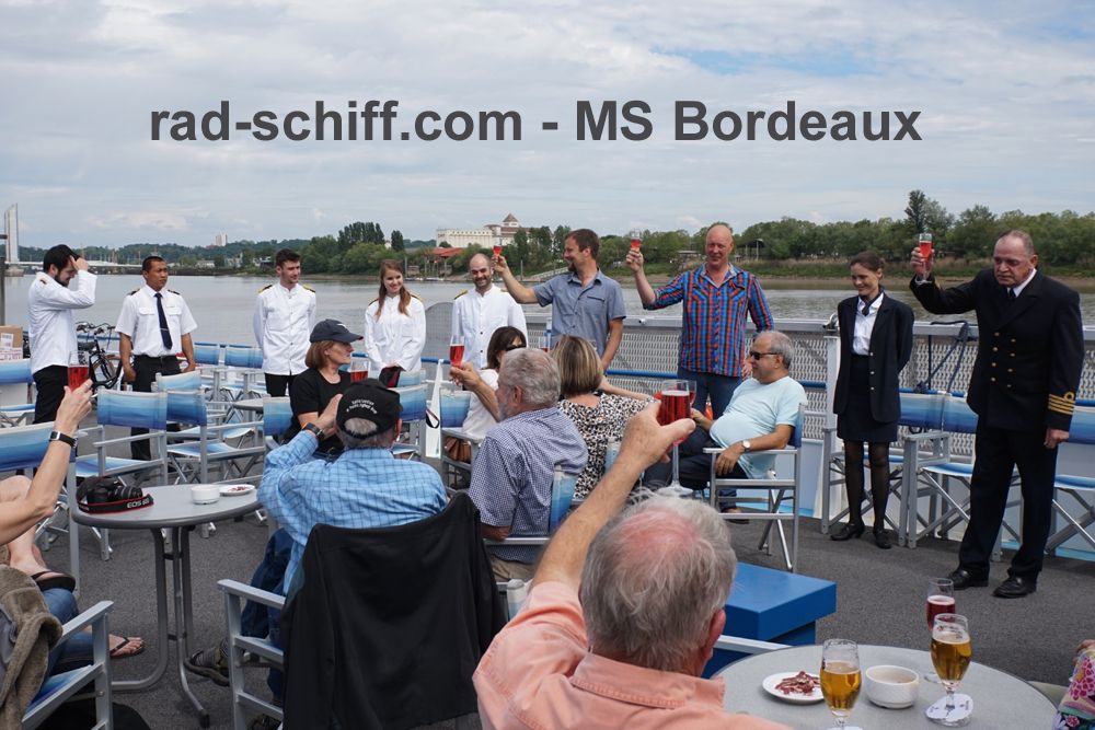 MS Bordeaux - Sonnendeck