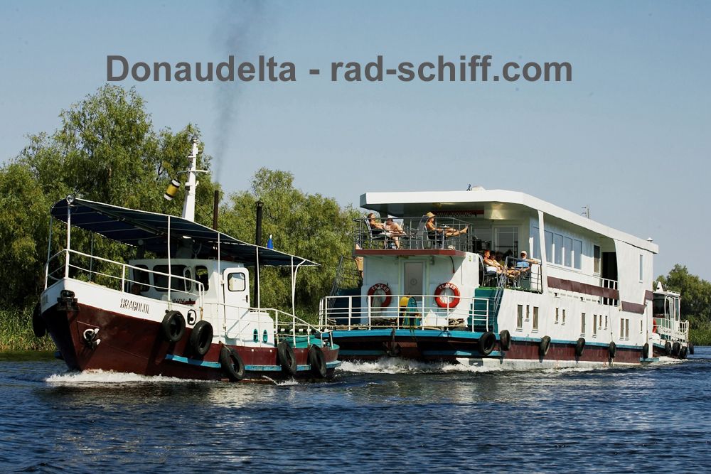 Hotelfloß im Donaudelta