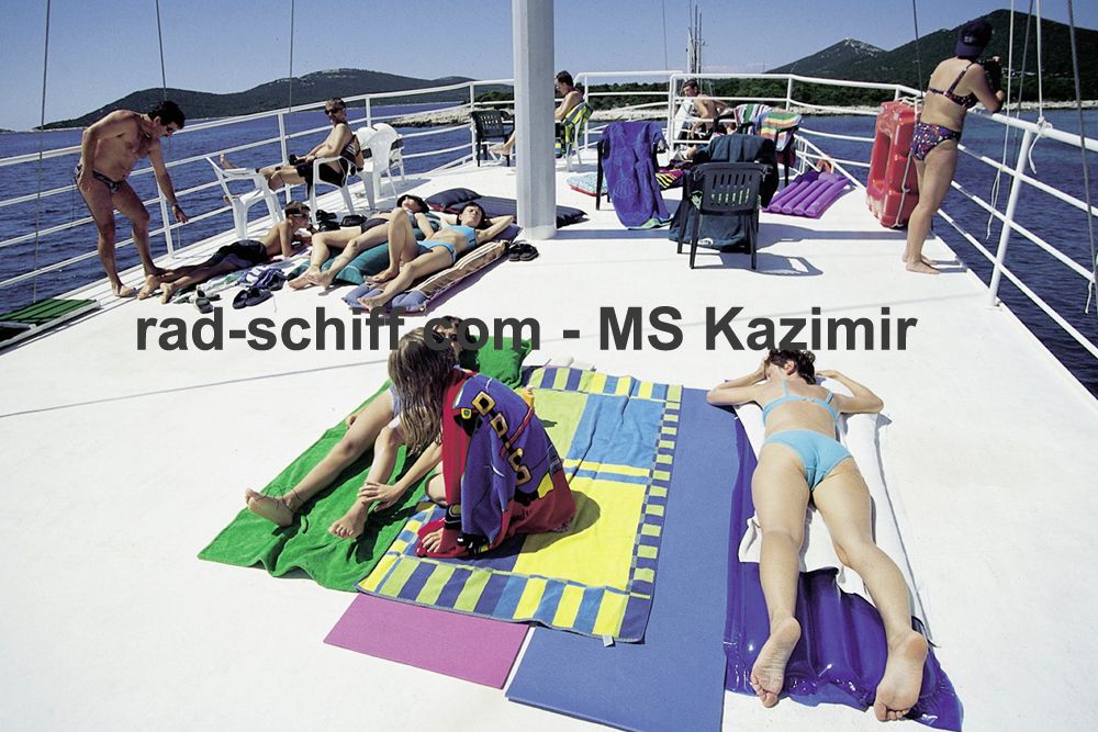 MS Kazimir - Sonnendeck
