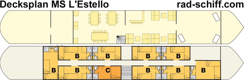 MS L'Estello - Decksplan