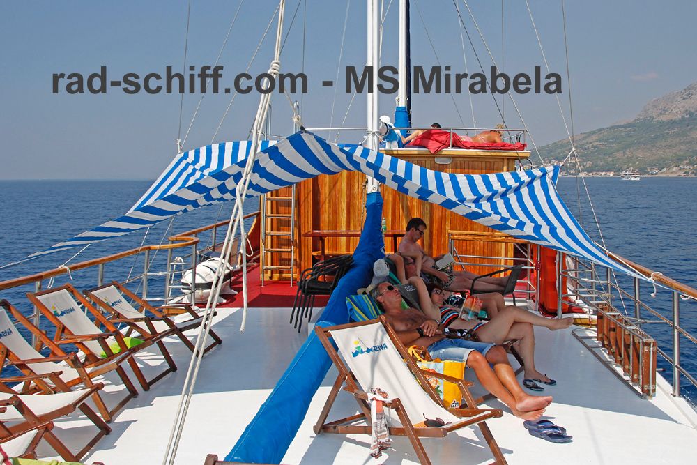 MS Mirabela - Sonnendeck