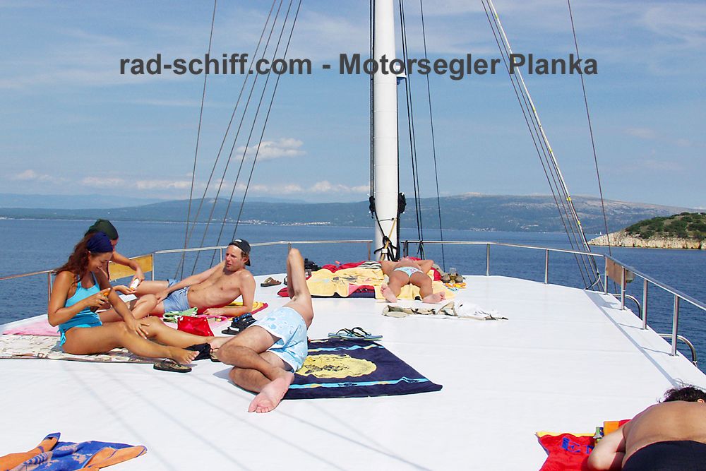 MS Planka - Sonnendeck