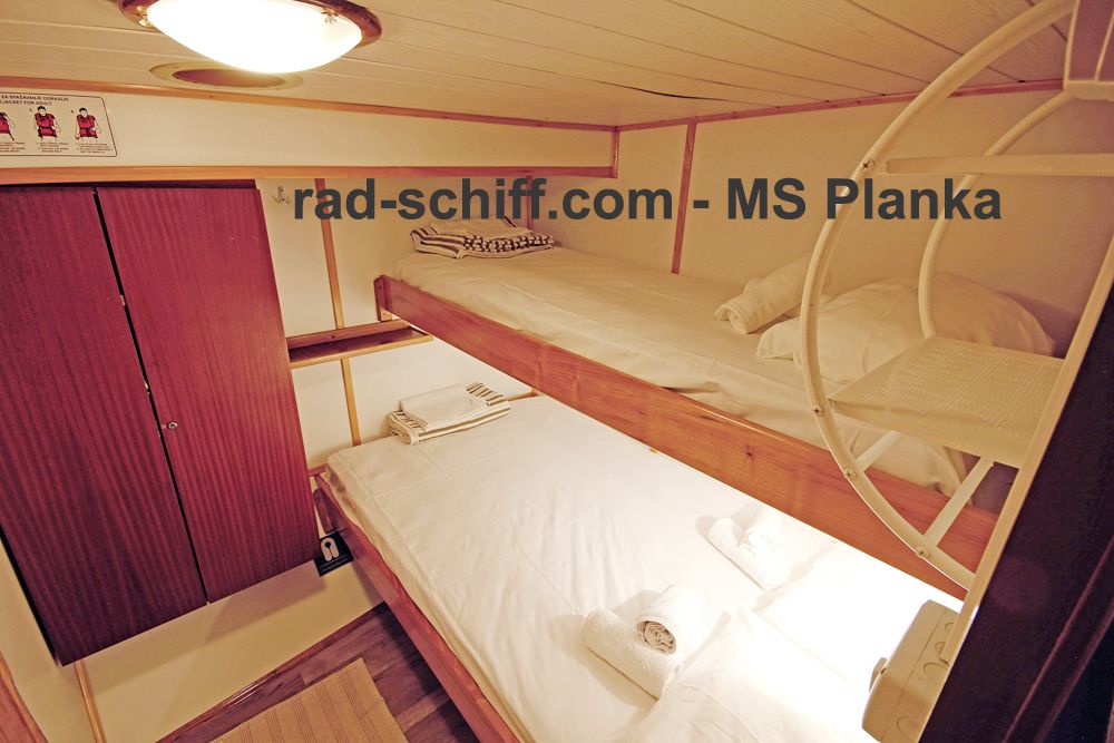 MS Planka - 3-Bett-Kabine